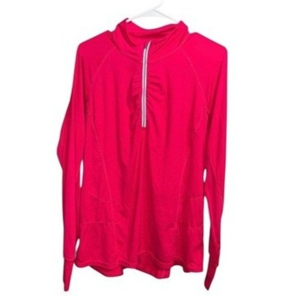 Tangerine‎ 1/2 zip reflect magenta  Women's Vibrant Pink Utility Jacket